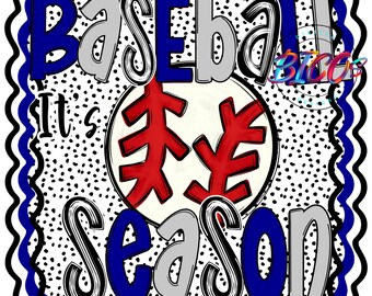 Baseball Season PNG, Blue, High Resolution Mockup Visual Purpose only-Commercial Use