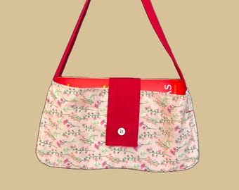 Handgemachte Geldbörse | Buchtasche | Bücherwurm Geschenke | Blumen Tasche | Buch Geldbörse | Umhängetasche
