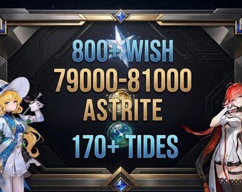 EU-NA Wuthering Waves 79000-81000 Astrite Reroll-konto