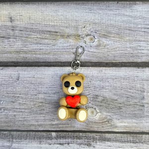 Tiny Articulated Valentine’s Teddy Bear – Mini 3D Printed Gift, Poseable Cute Keepsake