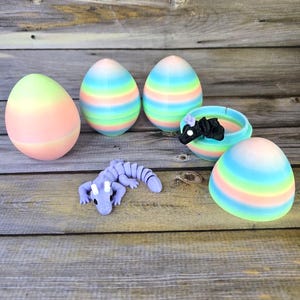 3D Printed Mini Dragon Egg: Surprise Hatchable Collectible