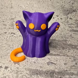 Spook-tacular Ghost Cat: 3D Printed Cutie!