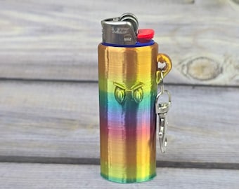 Lighter Bic Holder Keychain