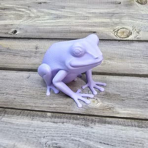 Enchanted Emberwood Frog 3D-Printed Figure – Fantasy Decor Collectible Gift
