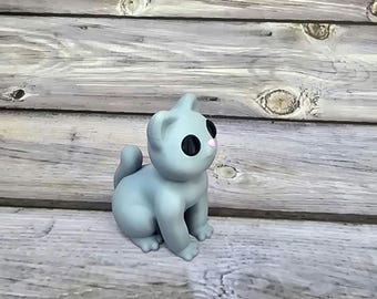 3D Printed Cat Sculpture: Whimsical Feline Decor