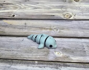 Articulated Mini Baby Dolphin - 3D Printed Collectible