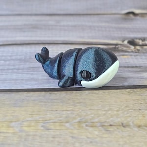 Adorable 3D Printed Whale – Articulated Sea Animal Figurine
