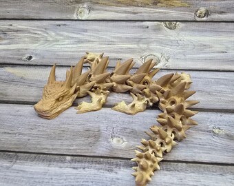Articulated Fidget Dragon Toy: Poseable Stress Reliever Figurine