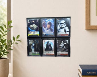 Trading Card Wall Display – Top Loader Mount, TCG Holder