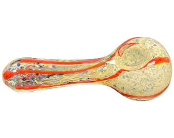 Yellow/red Glass Pipe (5x2)