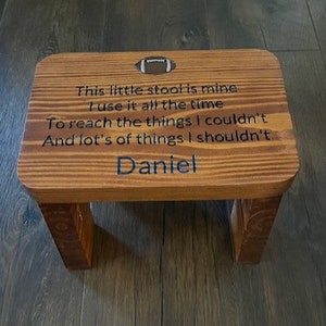 Kids Stool, Toddler Stool, Customizable Stool, Engraved Stool, Bathroom Stool, Kitchen Stool, Name Stool, Theme Stool, Personalized Stool