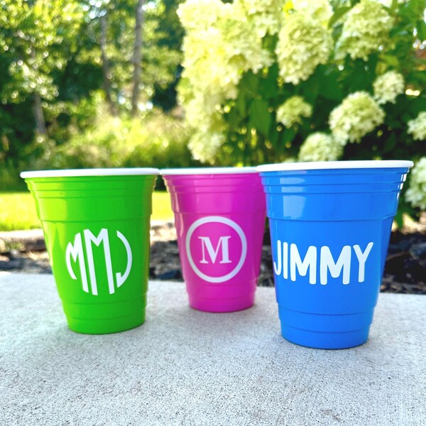 Custom Solo Cup Plastic Etsy