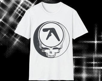 Camiseta Aphex Twin con calavera