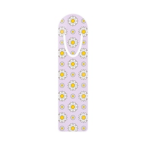 Purple Daisy Clip | Metallic Floral Bookmark for Book Lovers