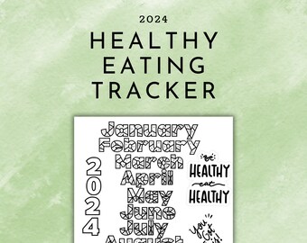 2024 Tracker voor gezonde eetgewoonten