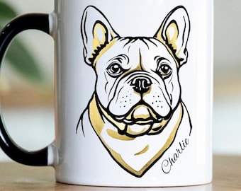 Custom French Bulldog Mug: Frenchie Mom Gift, Dog Lover Cup