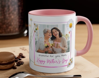 Personalized Mother's Day Mug: Photo Keepsake Gift for Mom