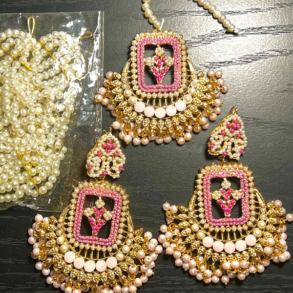 Indian wedding / Party Heavy Traditional Jewelry Set for Women