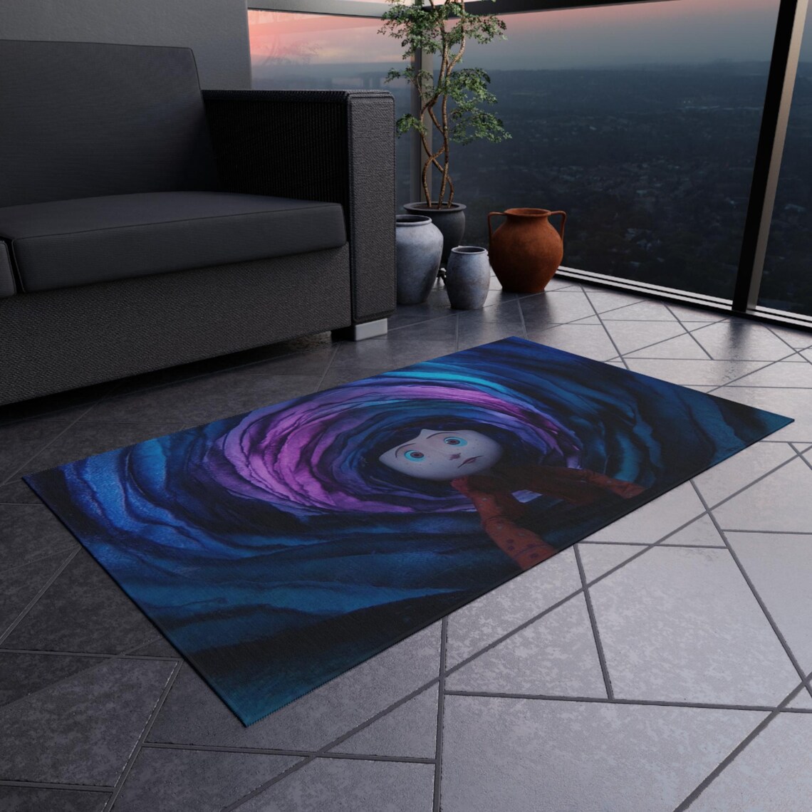 Coraline Tunnel Cozy Rug - Etsy