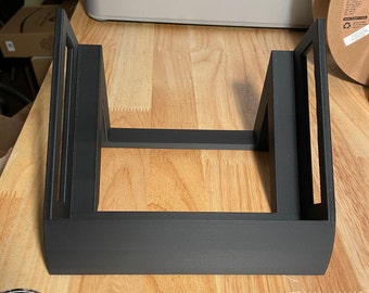 IK Multimedia Amplitude Desktop Pedal Stand - 3d Printed - Black Finish with Sidewalls - X-Gear Series Tone-x