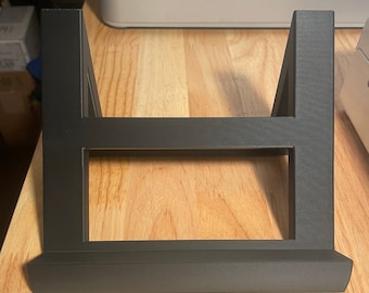 7&quot; Guitar / Synth Effects Pedal Tabletop Stand - 45º- 3d Printed - Black Finish
