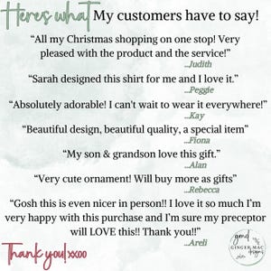 Customer rave reviews.