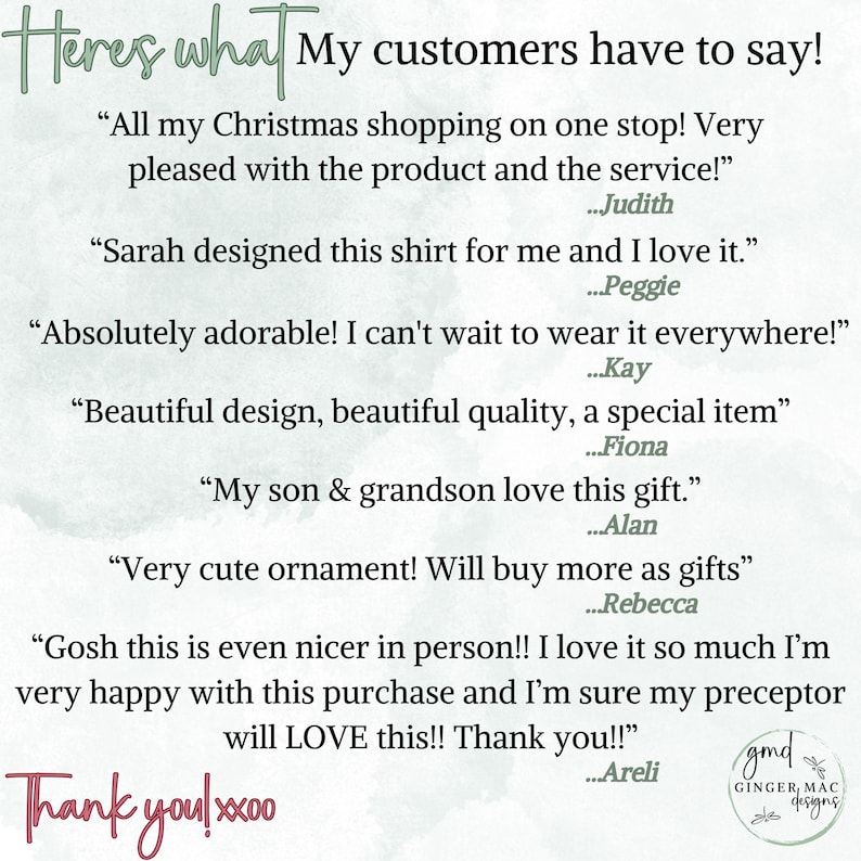 Customer rave reviews.