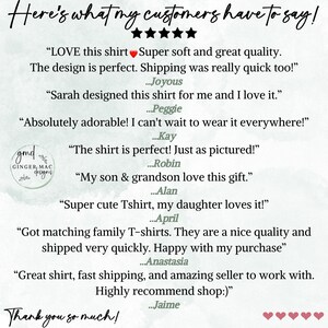 Customer rave reviews!