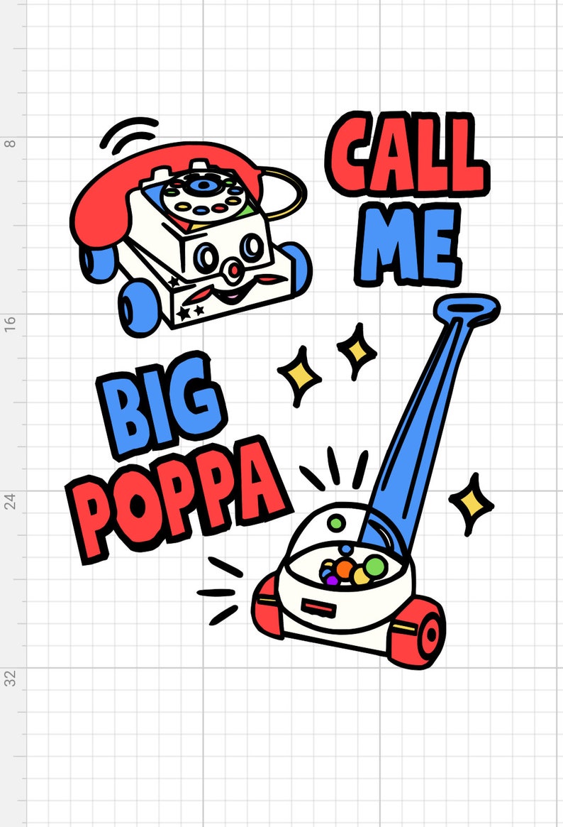 Funny Call Me Svg Png Pdf Big Poppa 80s 90s Toys Phone Corn Popper Toy Baby Toddler Kids Tshirts ...