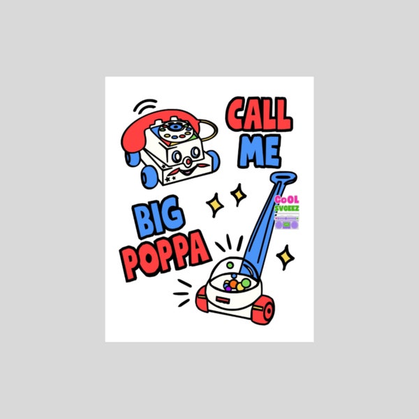 funny call me svg png pdf big poppa 80s 90s toys phone corn popper toy baby toddler kids tshirts onesies printable download