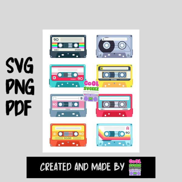 Cassette Tape Printable Etsy