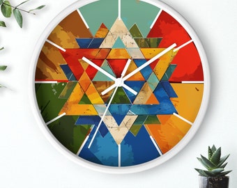 Horloge murale Magen David, étoile de David, cadeau du jour de l'indépendance d'Israël