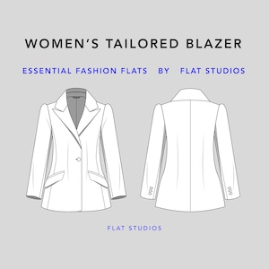 May include: A white tailored blazer with a single button closure and long sleeves. The blazer has a classic, professional look and is perfect for any occasion.