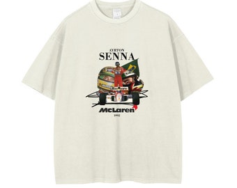 アイルトン・セナ Tシャツ マクラーレン ホンダ マルボロ 超希少品 F1 90年代 F1 マクラーレン ホンダ マルボロ アイルトンセナ Tシャツ 旧車