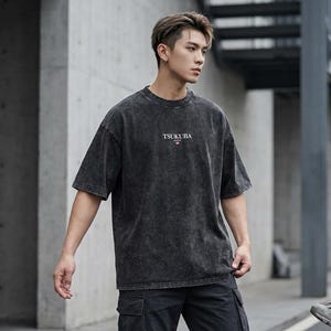 Oversize Tsukuba Circuit T-Shirt – Japanese Racing Track Graphic Tee, JDM Motorsport Streetwear Unisex