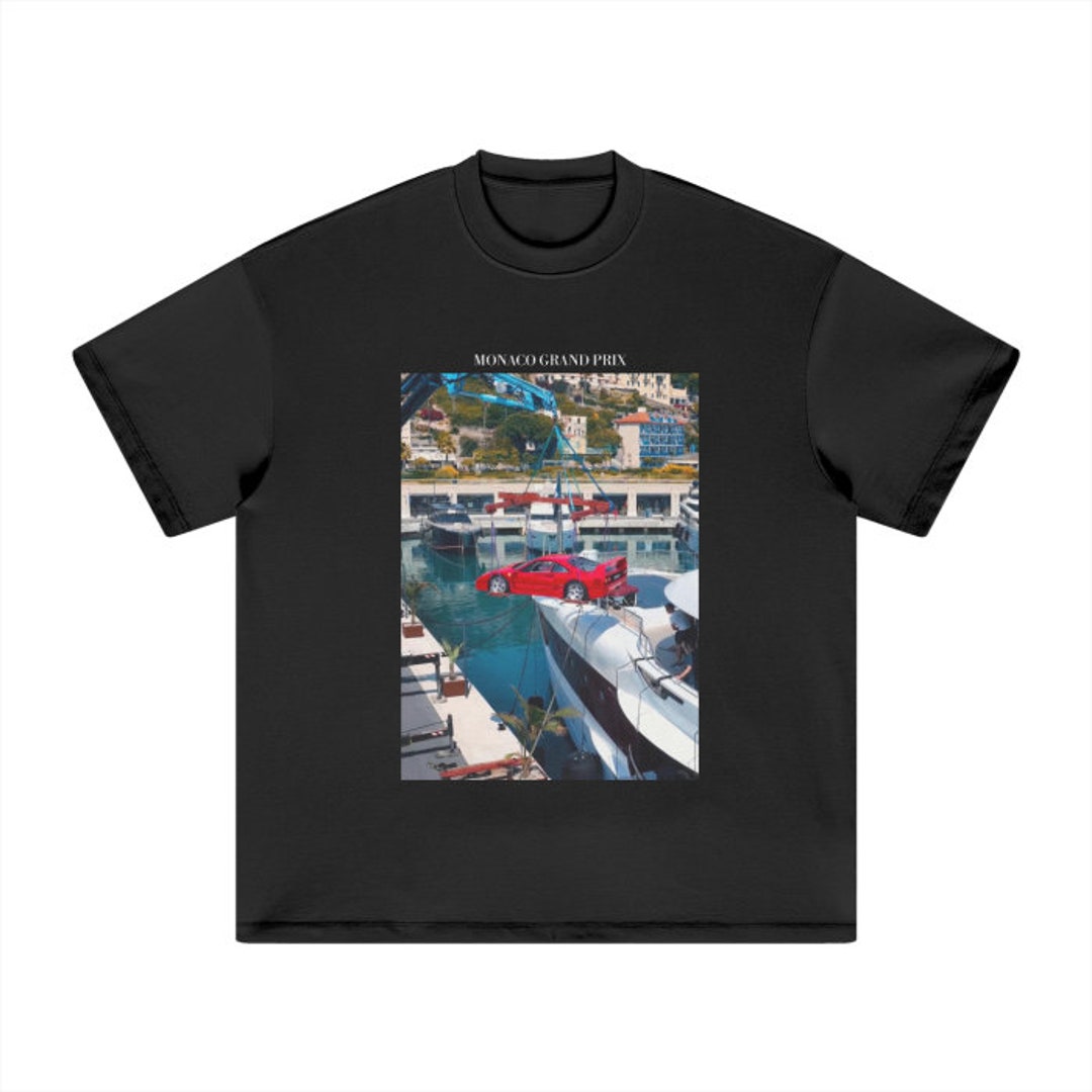 T-SHIRT OFFICIEL BLEU MARINE MONACO GRAND PRIX HISTORIQUE 2024 POUR HOMME - Boutique ACM