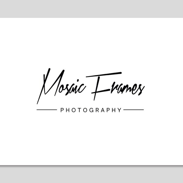 Tailor-made luxury Logo Templates for Photographers on Canva