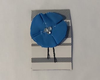 Upcycled Floral hair pin