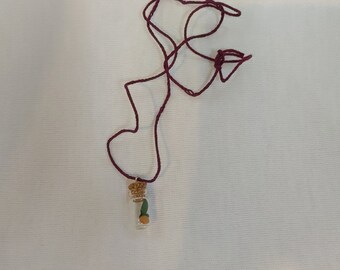 Glass Bottle Necklace