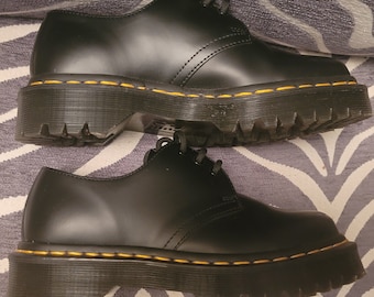 Doc Martens Black 21084 Goth Oxford’s Low Shoes (US M 4 | US W 5)