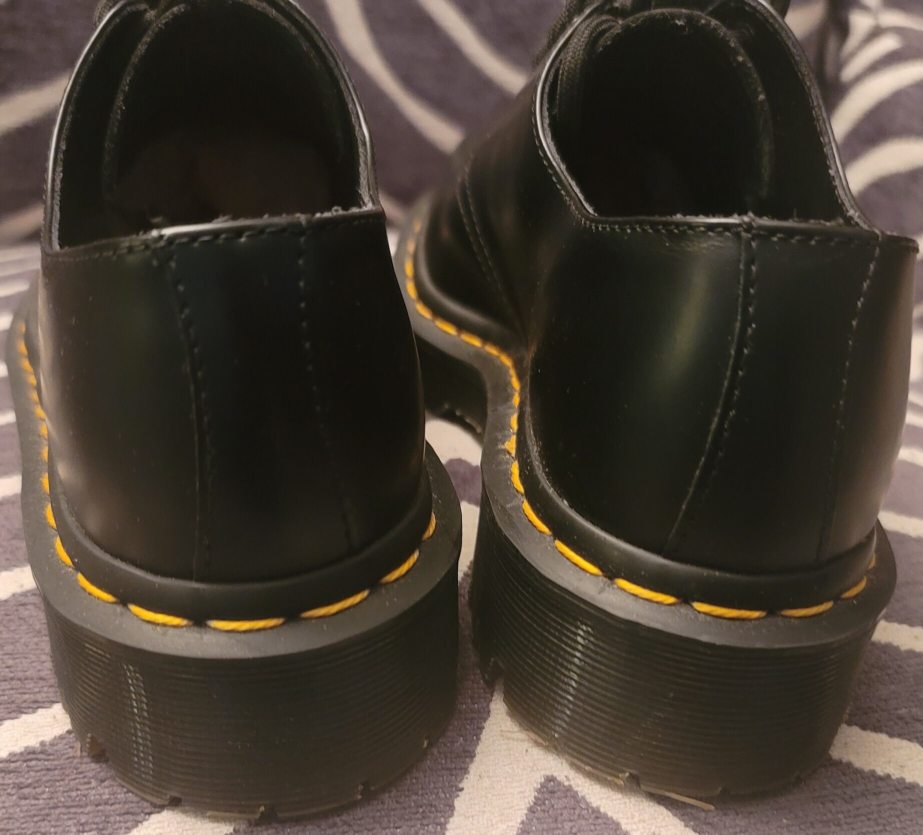 Doc Martens Black 21084 Goth Oxford's Low Shoes (US M 4 | US