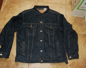 Vintage Levis 70550 04 Denim Trucker Jacket Size XL - Etsy