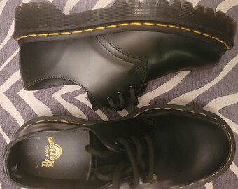 Doc Martens Black 21084 Goth Oxford's Low Shoes (US M 4 | US W 5