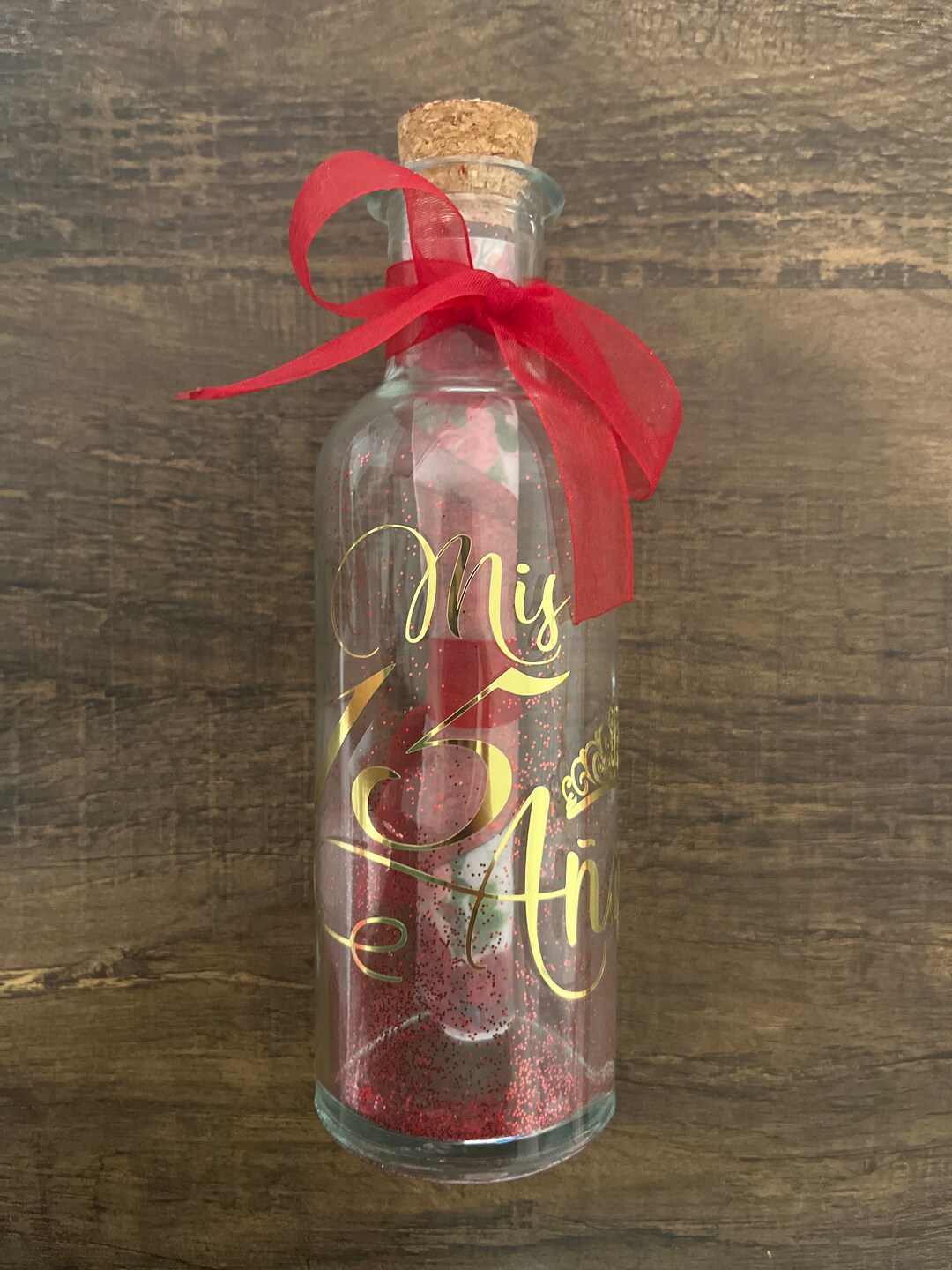 Quinceañera Invitation in a Bottle Etsy