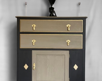 Chest of drawers with storage unit by lawrancia