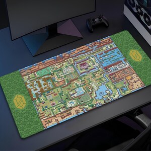 The Legend of Zelda-muismat, bureaumat Zelda-personages, Link-muismat, cadeau voor gamer, verschillende maten Gepersonaliseerd afdrukken