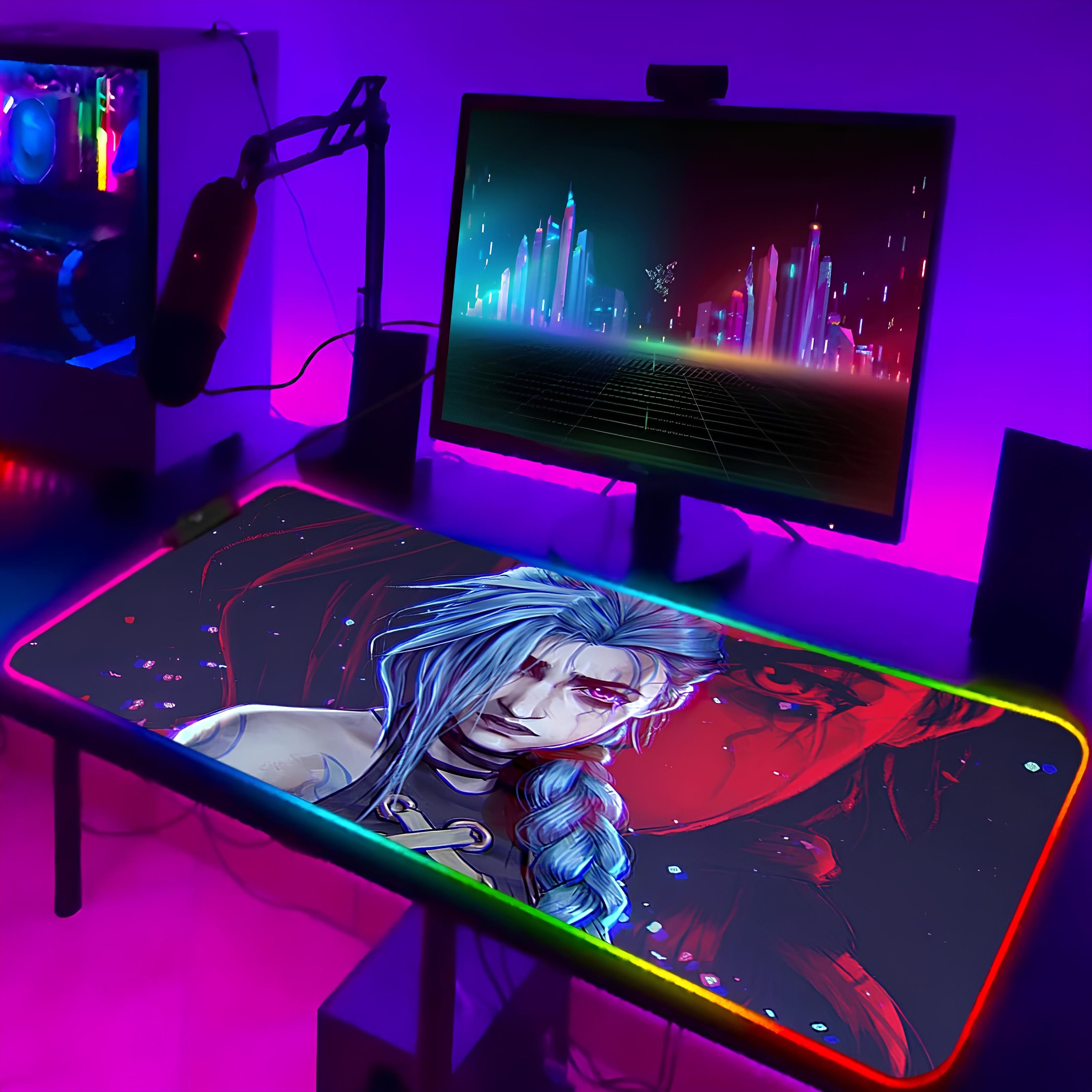 Arcane League of Legends マウスパッド、ゲーミングデスク