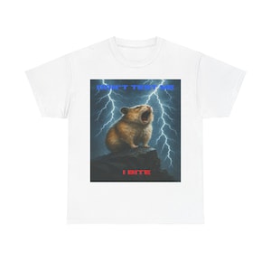 Hamster-T-shirt | Shirt met grappige dieren | Cadeau huisdierliefhebber | Cadeau hamsterliefhebber | T-shirt met grafische print | Leuk hamstershirt | T-shirt met schattige dieren