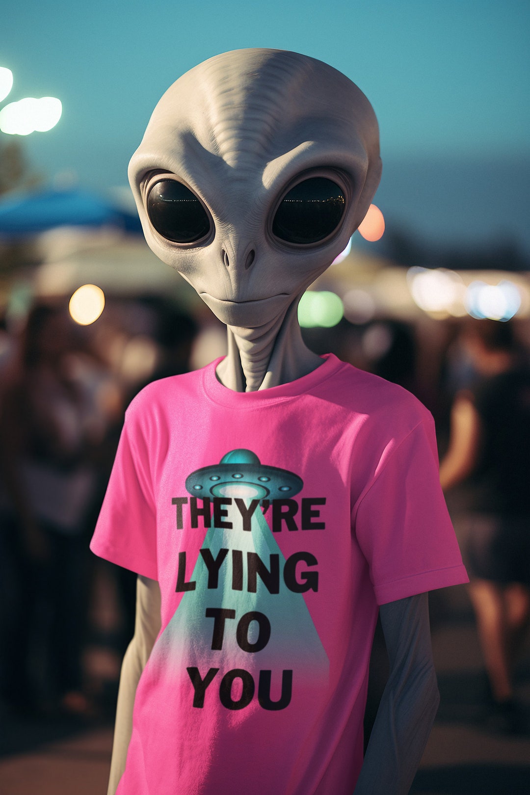 They're Lying to You UFO Tshirt Ufologist Gift Etsy