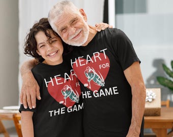 Hockey T-shirt: Heart for the Game, Fan Gift